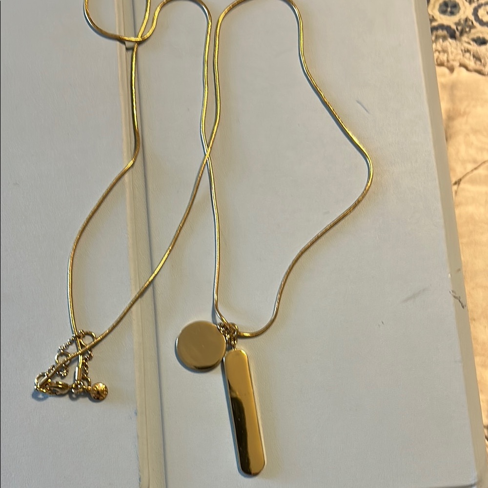 J. Crew gold tone  Pendant Necklace